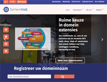 Tablet Screenshot of domeinhost.nl